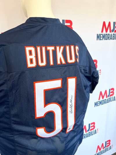 Dick Butkus Signed Jersey Beckett Authentication