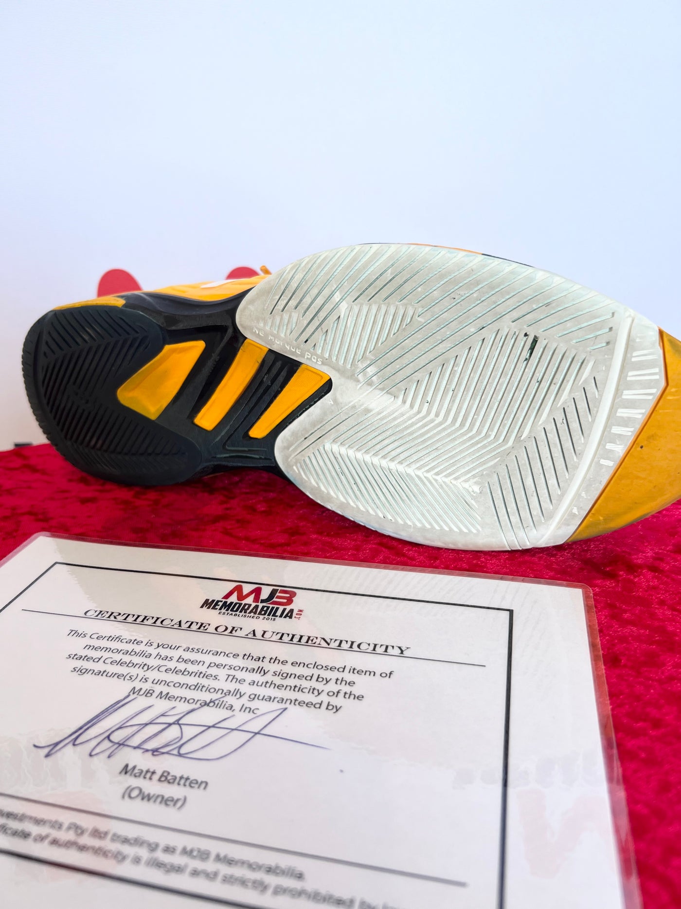 Alex de Minaur 2021 Australian Open Match Worn Asic Shoes