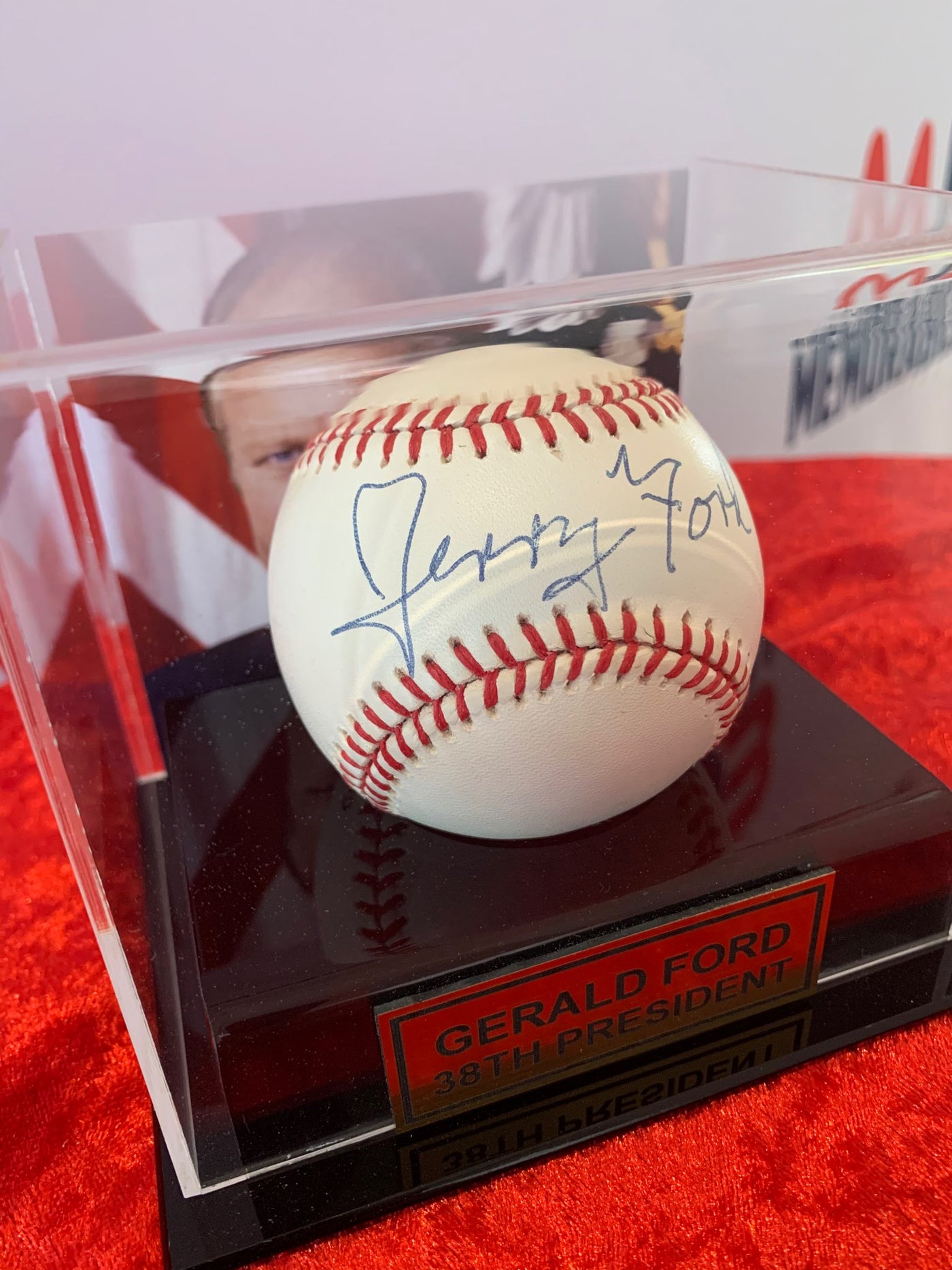 Gerald Ford 38th President of the United States Signed Official Baseball with Beckett COA
