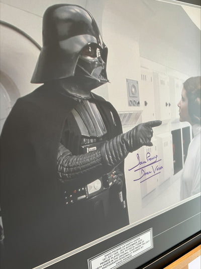David Prowse Signed Star Wars A New Hope Inscribed Darth Vader Beckett Authentication