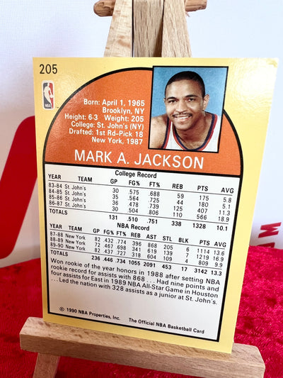 Mark Jackson 1990-91 NBA Hoops #205 Menendez Brothers Sitting Courtside