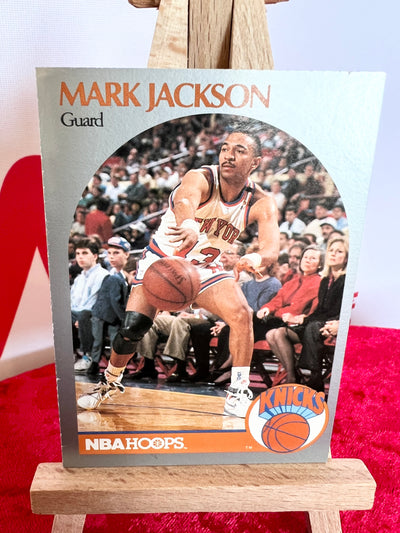 Mark Jackson 1990-91 NBA Hoops #205 Menendez Brothers Sitting Courtside