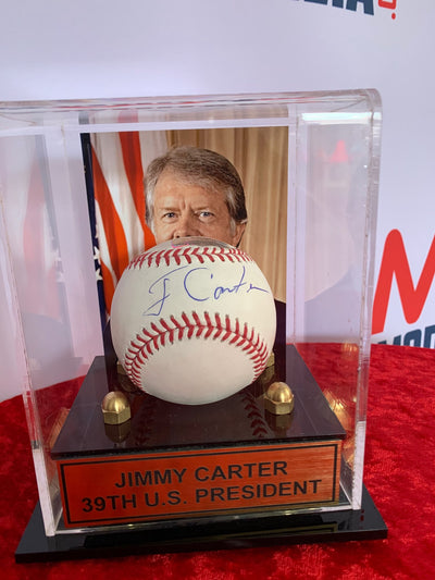 President Jimmy Carter Signed Official Baseball with Beckett COA