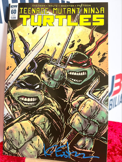 Kevin Eastman Signed 2016 Teenage Mutant Ninja Turtles Comic Book COA
