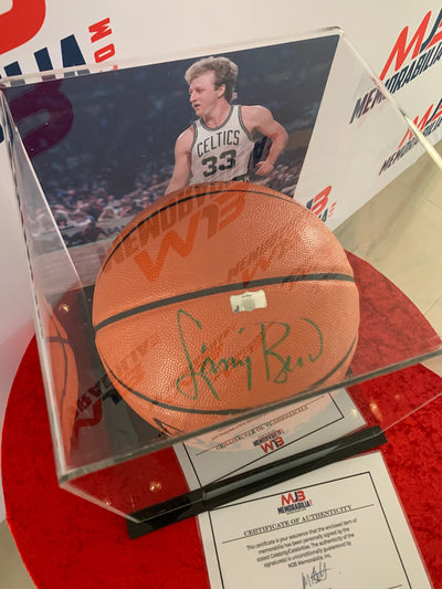 Larry Bird Signed Boston Celtics Official Spalding Full Size Ball (JSA COA)