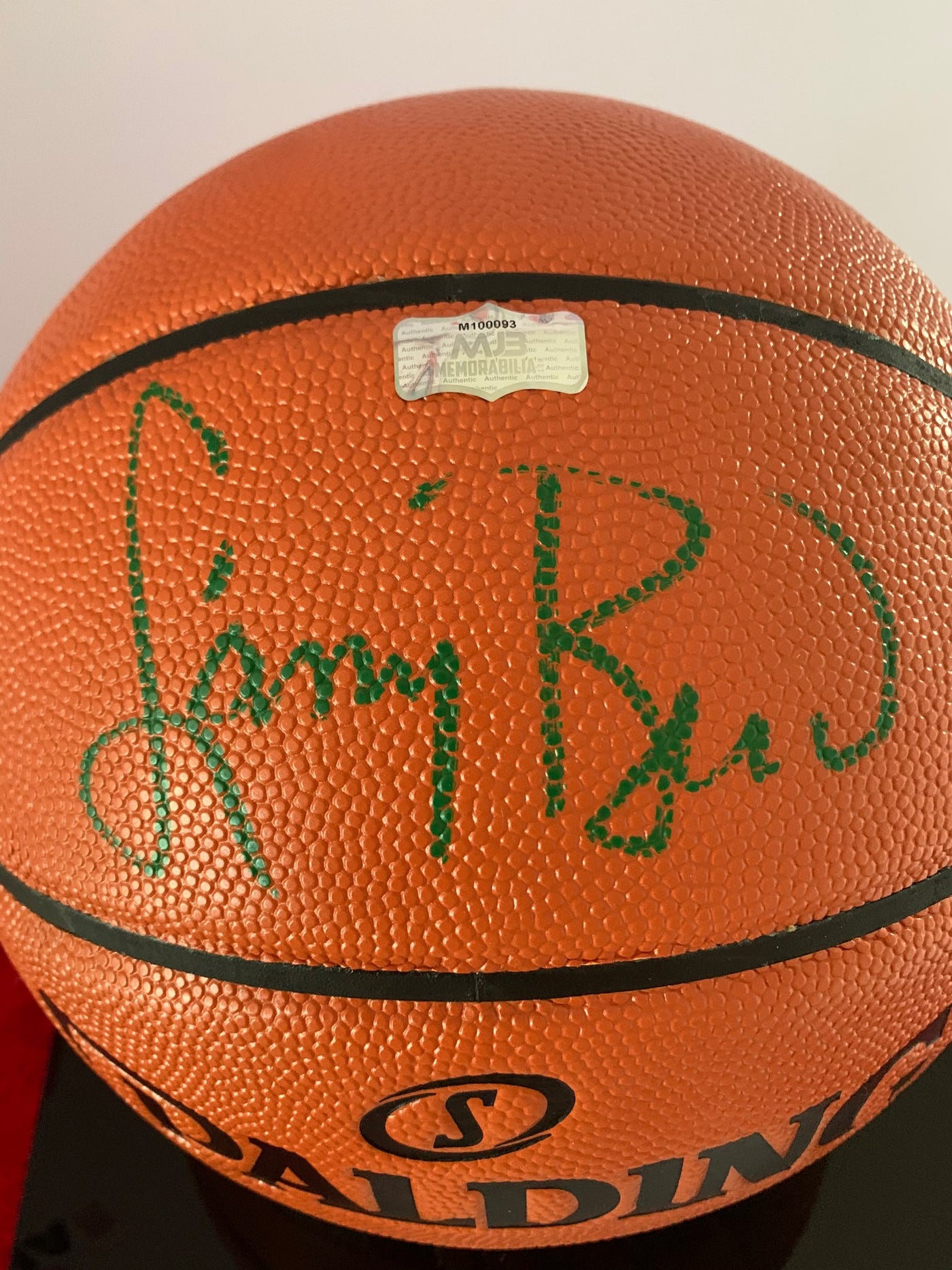 Larry Bird Signed Boston Celtics Official Spalding Full Size Ball (JSA COA)