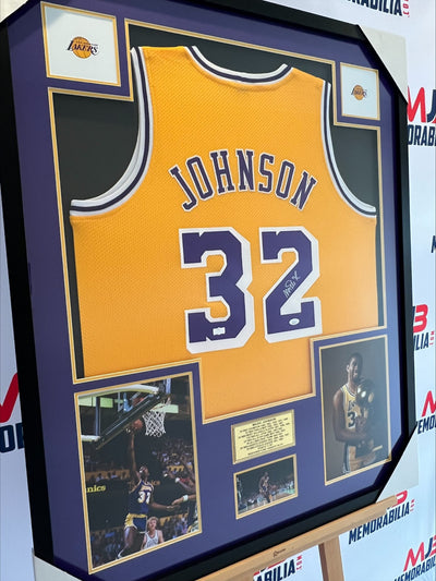Magic Johnson Signed Authentic La Lakers Jersey JSA Authentication