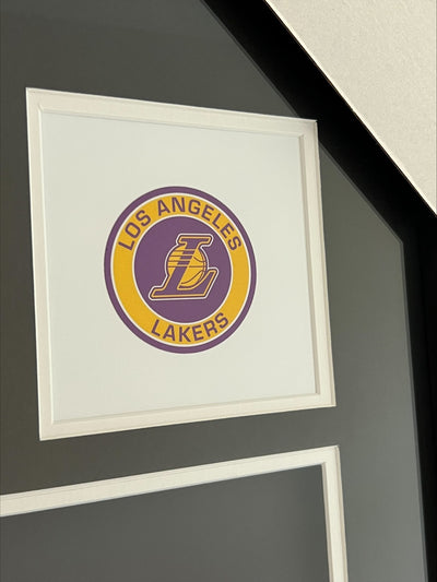 Larry Bird & Magic Johnson Dual Signed La Lakers and Boston Celtics Jersey with JSA COA RARE EXCLUSIVE