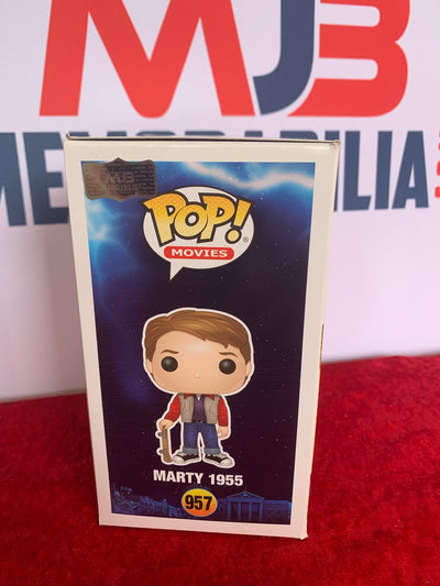 Michael J Fox signed Back to the Future 1955 Marty McFly Funko Pop Beckett Authentication