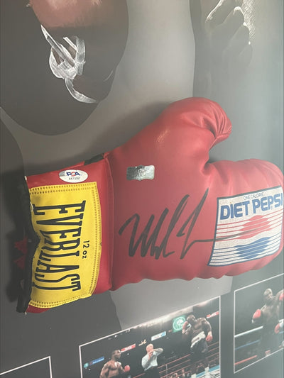 Mike Tyson Signed Vintage Diet Pepsi Boxing Glove RARE PSA Authentication Iron Mike Tyson