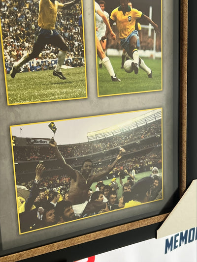 Pele Signed Autograph Brazil Soccer Jersey Beckett Authentication