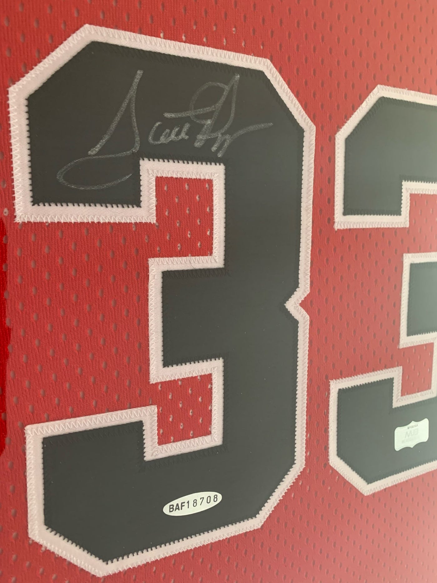 Scottie Pippen Signed Chicago Bulls Jersey Upper Deck Authentication