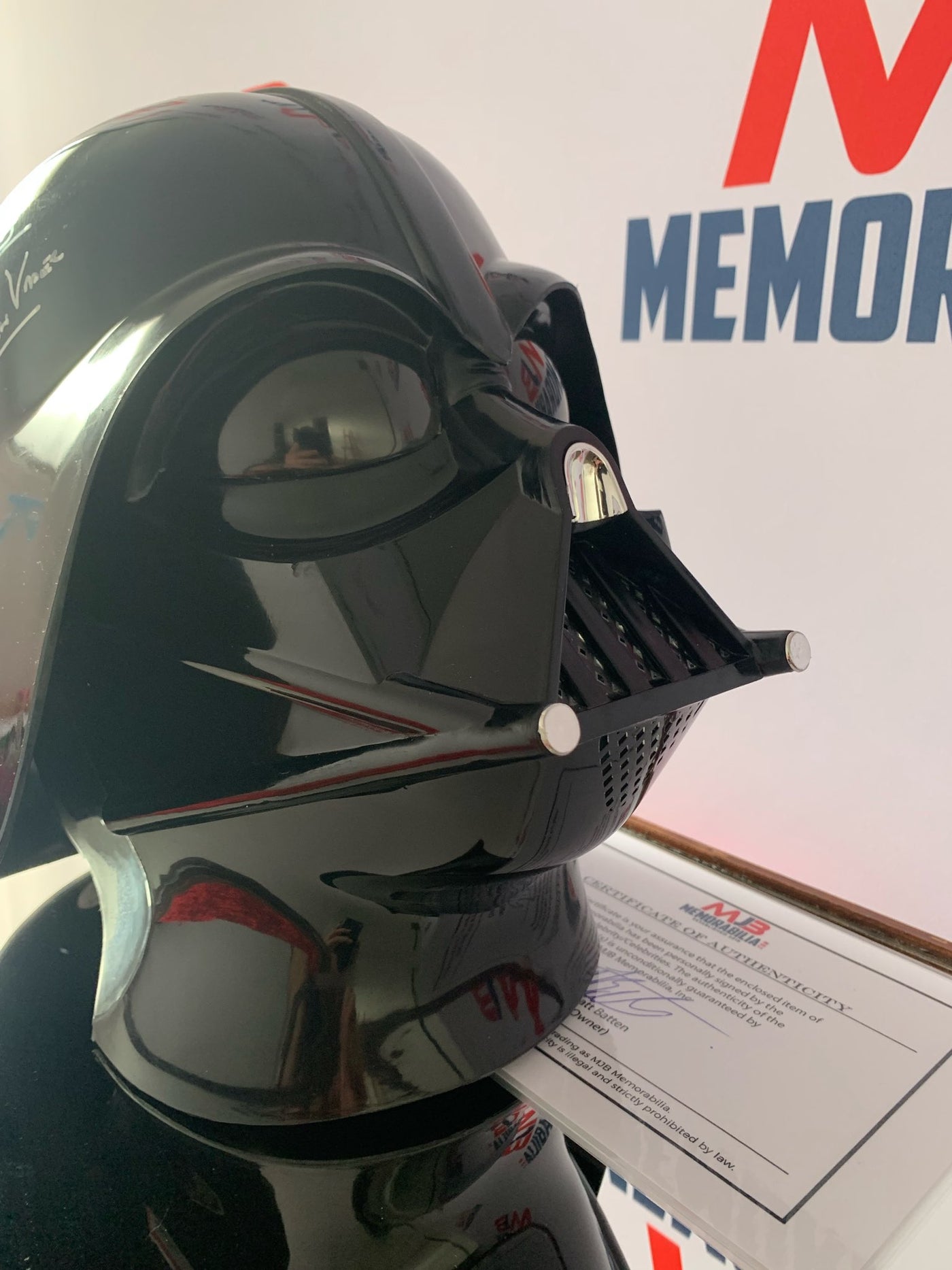 Dave Prowse Signed Darth Vader Helmut Full Size Star Wars JSA Authentication RARE