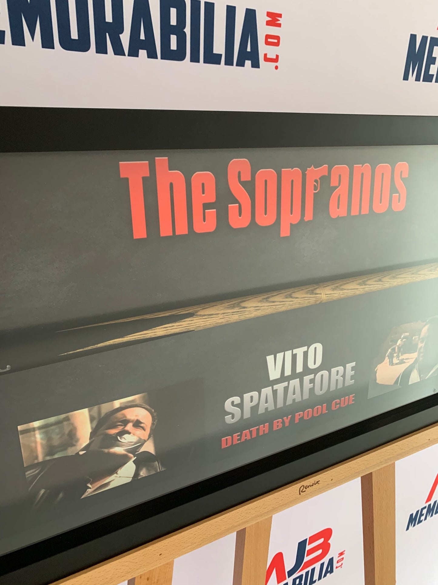 Limited Edition Signed Joseph Gannascoli “VITO” Pool Cue The Sopranos