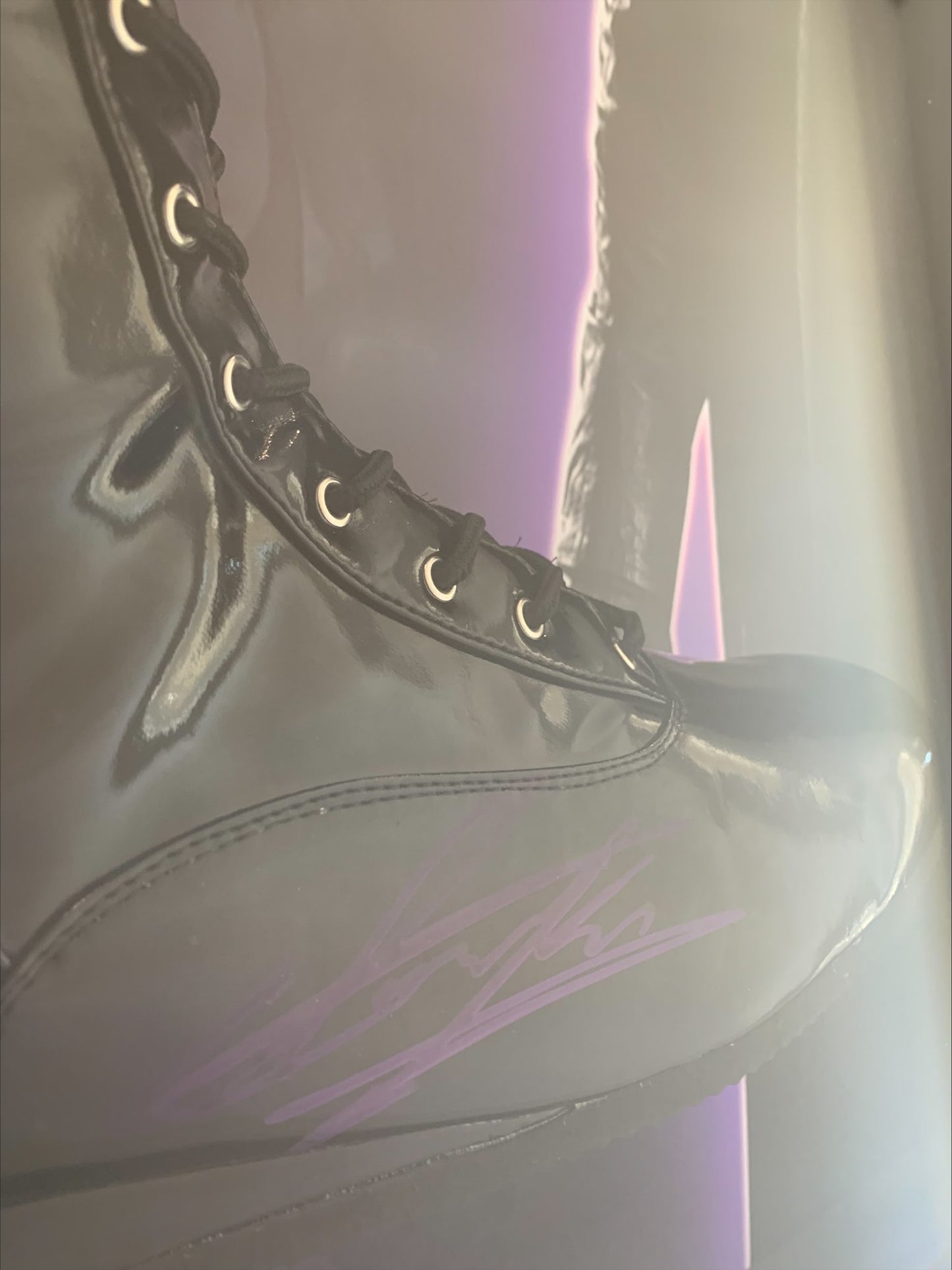 The Undertaker Signed Authentic wrestling boot with JSA Authentication