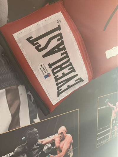 Tyson Fury Gypsy King Signed Authentic Boxing Glove Everlast with Beckett Authentication